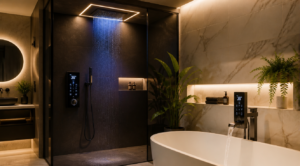 Cada și duș smart: baterii și sisteme digitale pentru baie