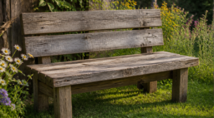 Bancă de grădină din lemn reciclat: ghid DIY pas cu pas